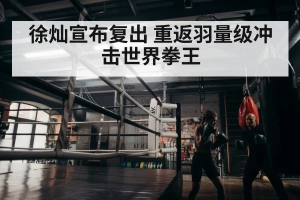 徐灿宣布复出 重返羽量级冲击世界拳王